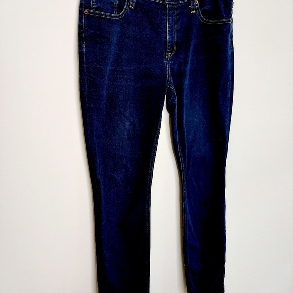 J. CREW Matchstick Jeans size 29 Straight Stretch Denim Darkee Wash EUC - Picture 7 of 11